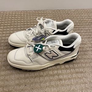 New Balance 550 Sea Salt Cream Black NWT 10.5 BB550LWT Authentic